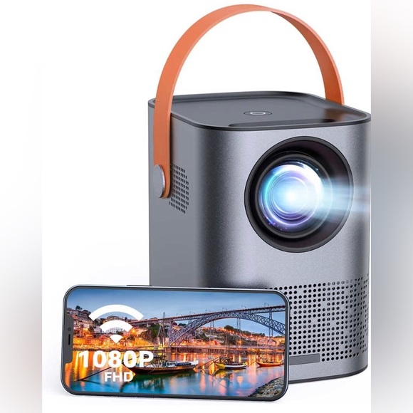 Meauro mini portable projector 1080P FHD, portable Android TV 9.0 - Picture 3 of 8